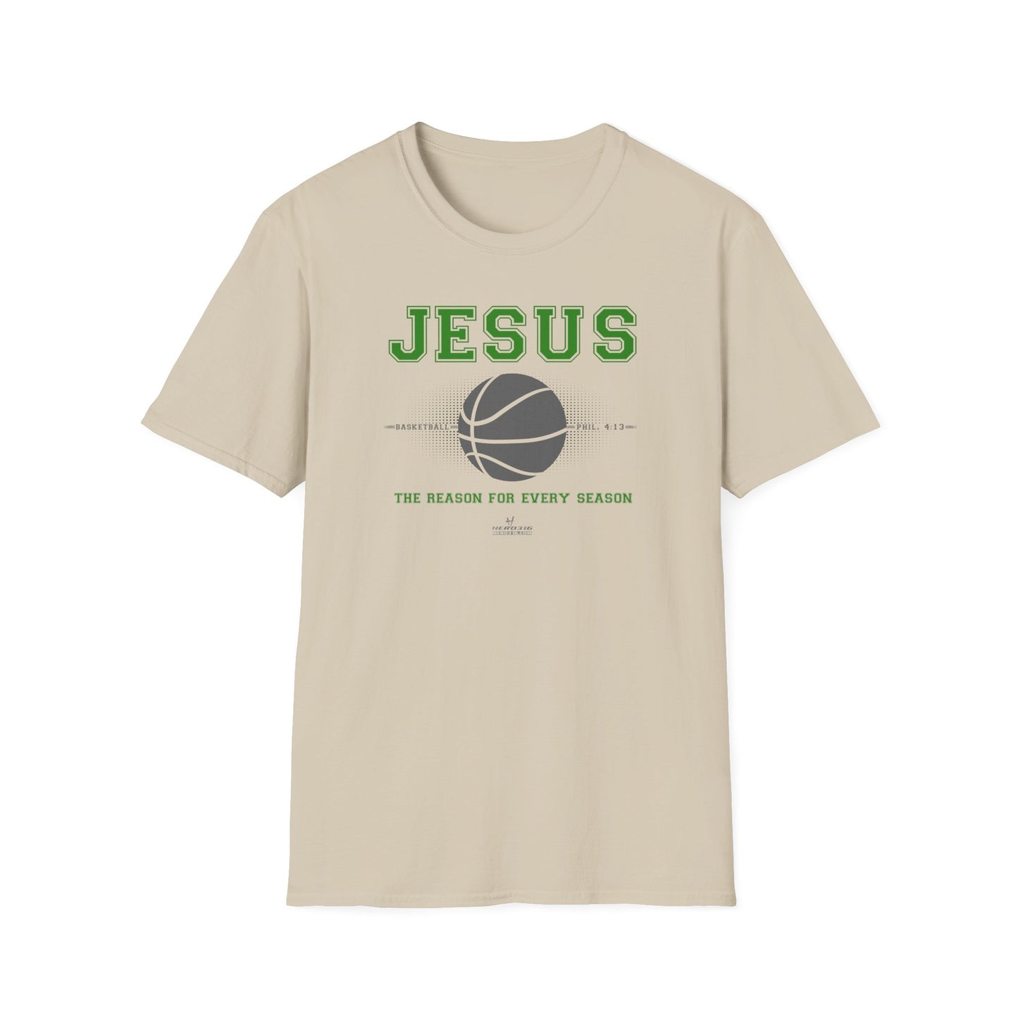Hero316: "Reason - Basketball" - Unisex Softstyle Tee