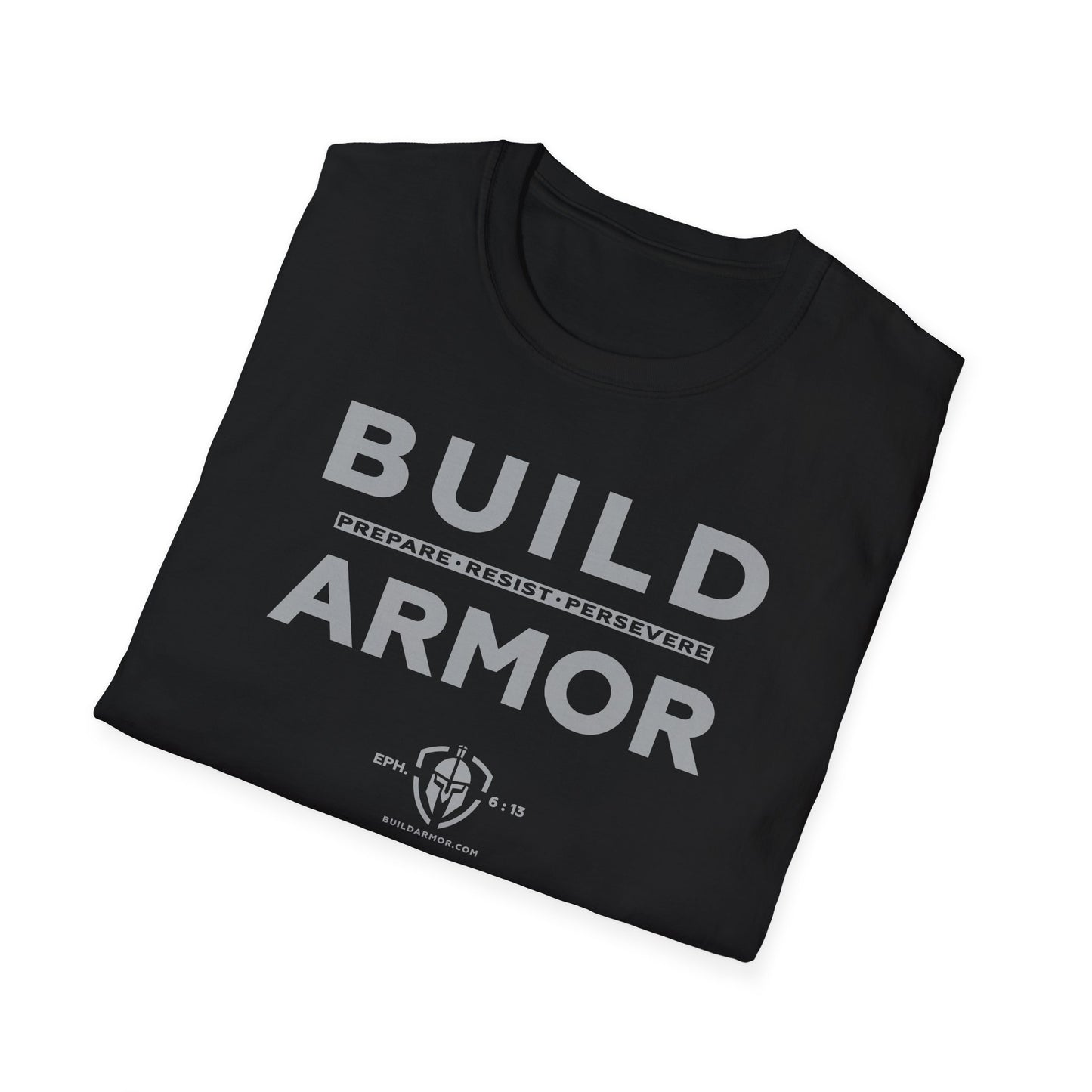 Build Armor: "Build Armor" - Unisex Softstyle Tee
