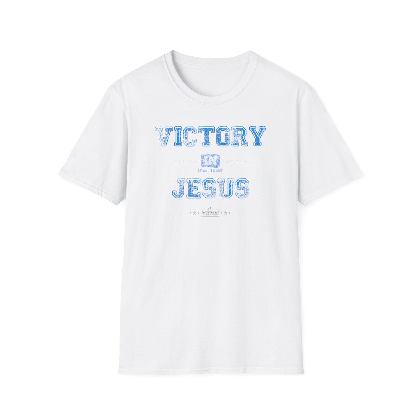 Hero316: "Victory In Jesus" - Unisex Softstyle Tee