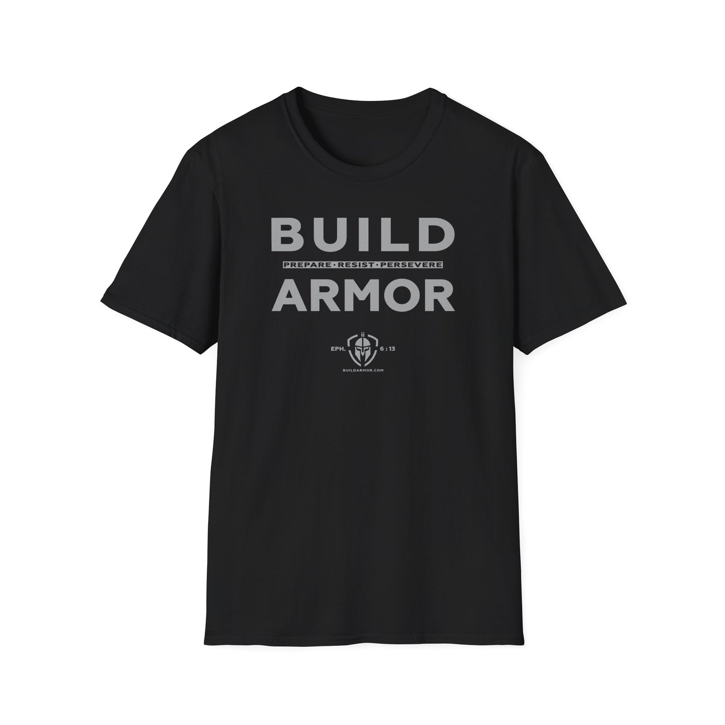 Build Armor: "Build Armor" - Unisex Softstyle Tee
