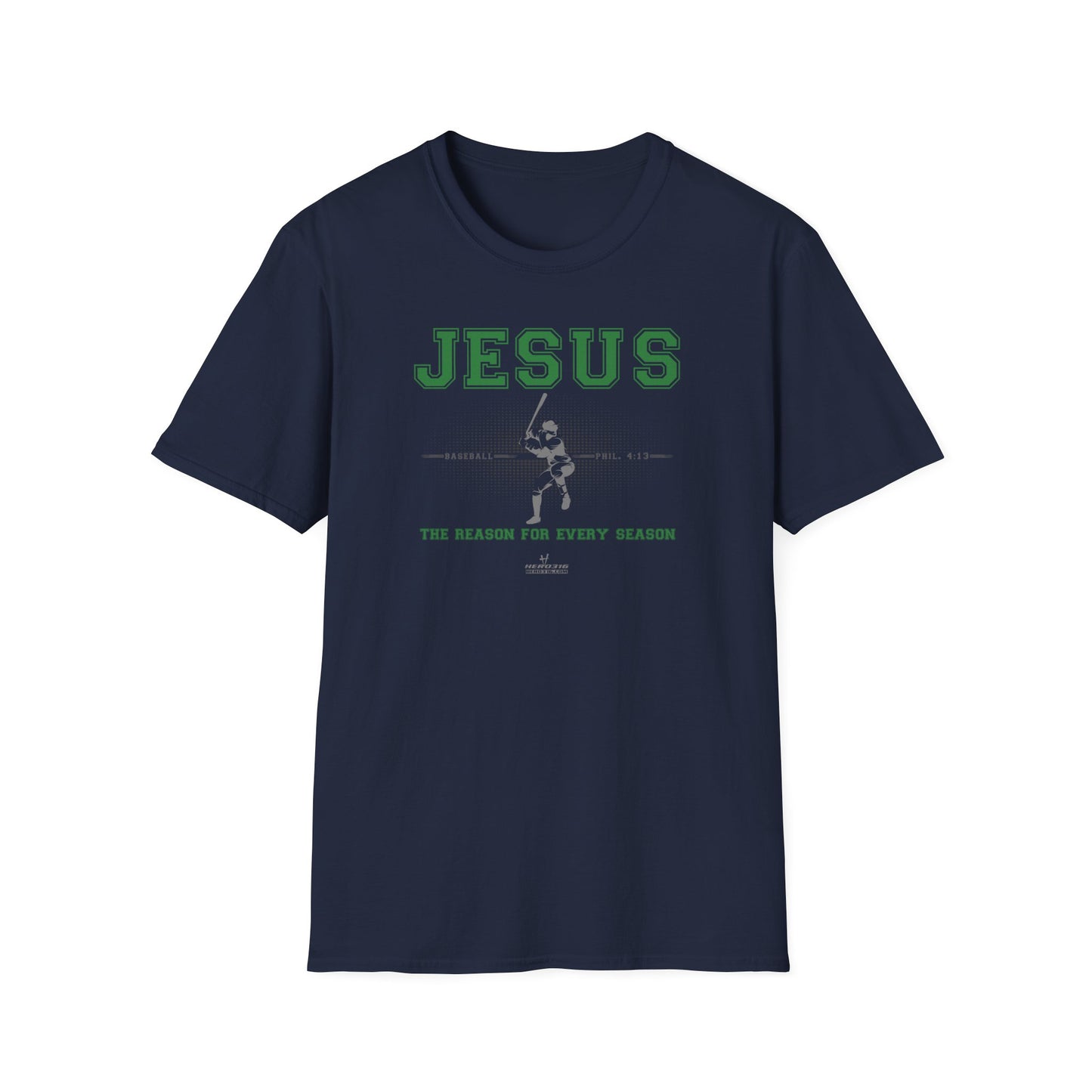 Hero316: "Reason - Baseball" - Unisex Softstyle Tee