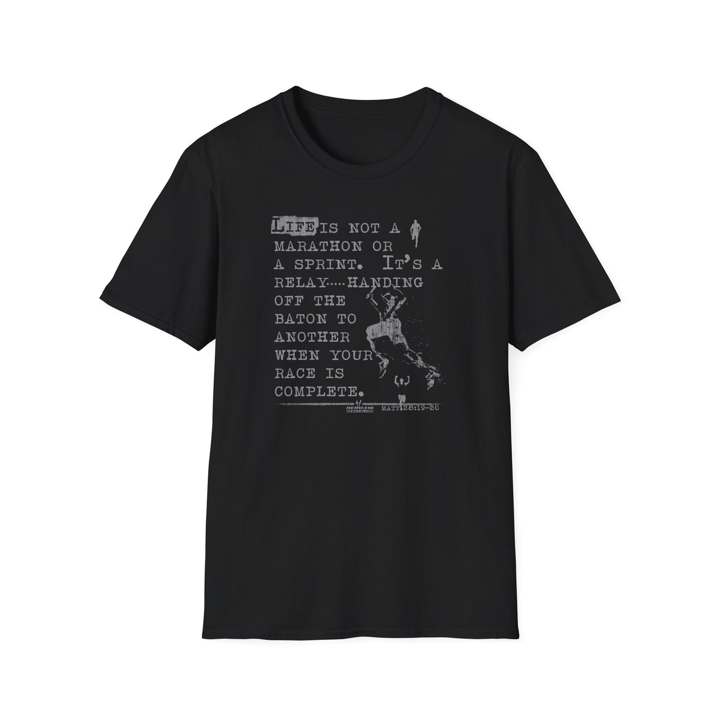 Hero316: "Relay" - Unisex Softstyle Tee