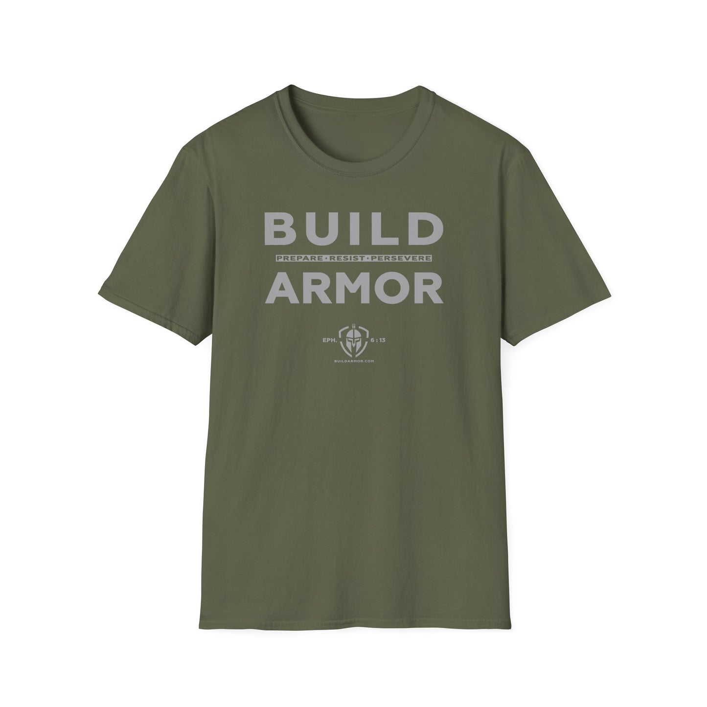 Build Armor: "Build Armor" - Unisex Softstyle Tee