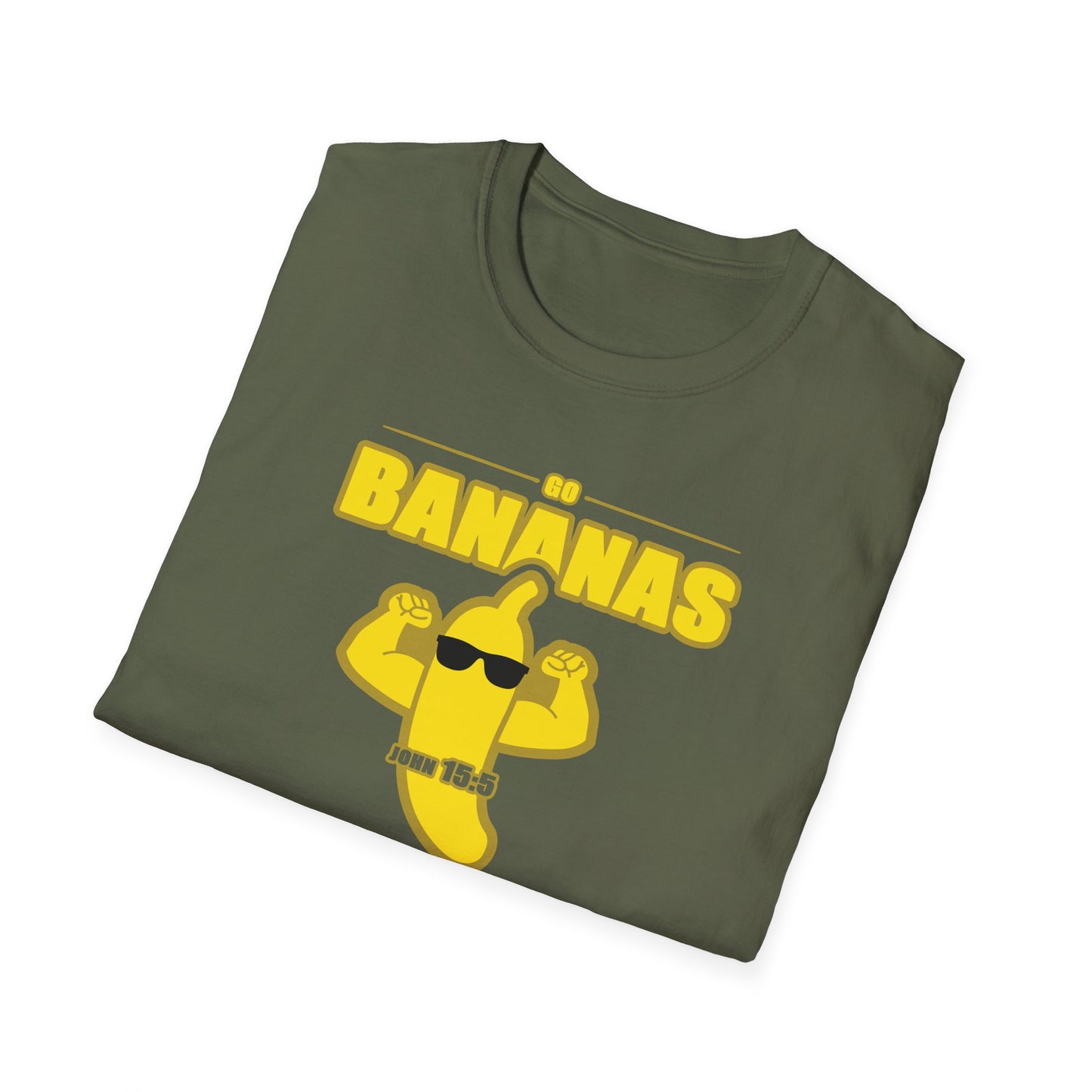 War on the Floor - "Go Bananas for Jesus" - Unisex Softstyle Tee