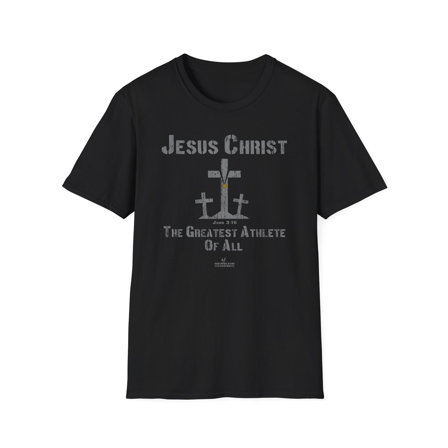 Hero316: "Greatest Athlete" - Unisex Softstyle Tee