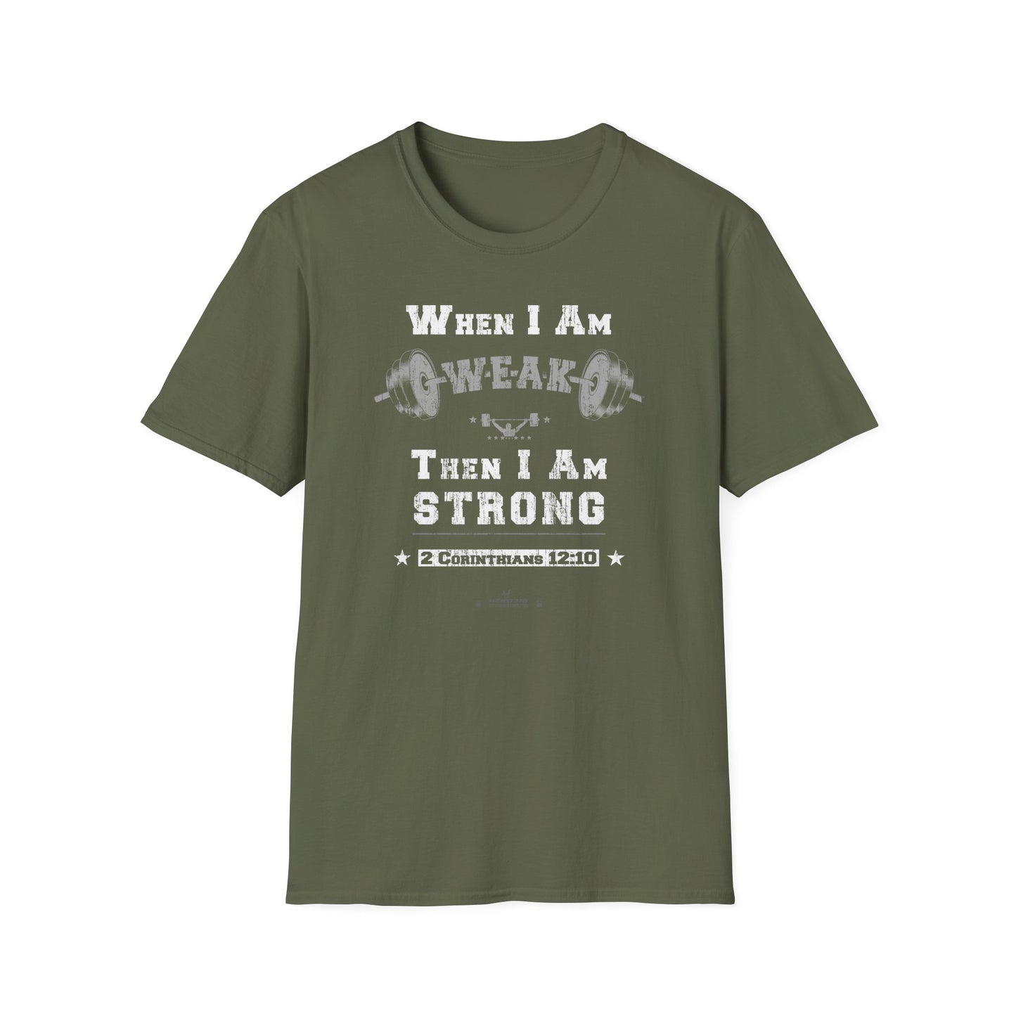 Hero316: "When I Am Weak" - Unisex Softstyle Tee