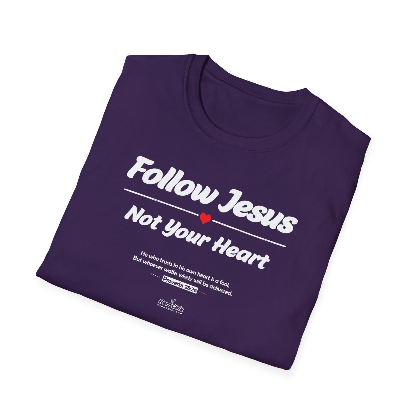 HeroChik: "Follow Jesus" - Unisex Short Sleeve Tee