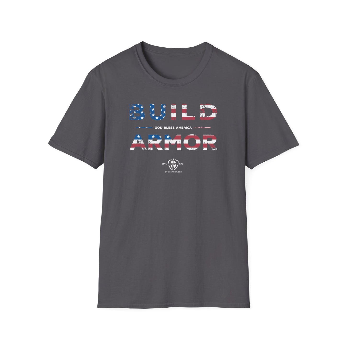 Build Armor: "God Bless America" - Unisex Softstyle Tee