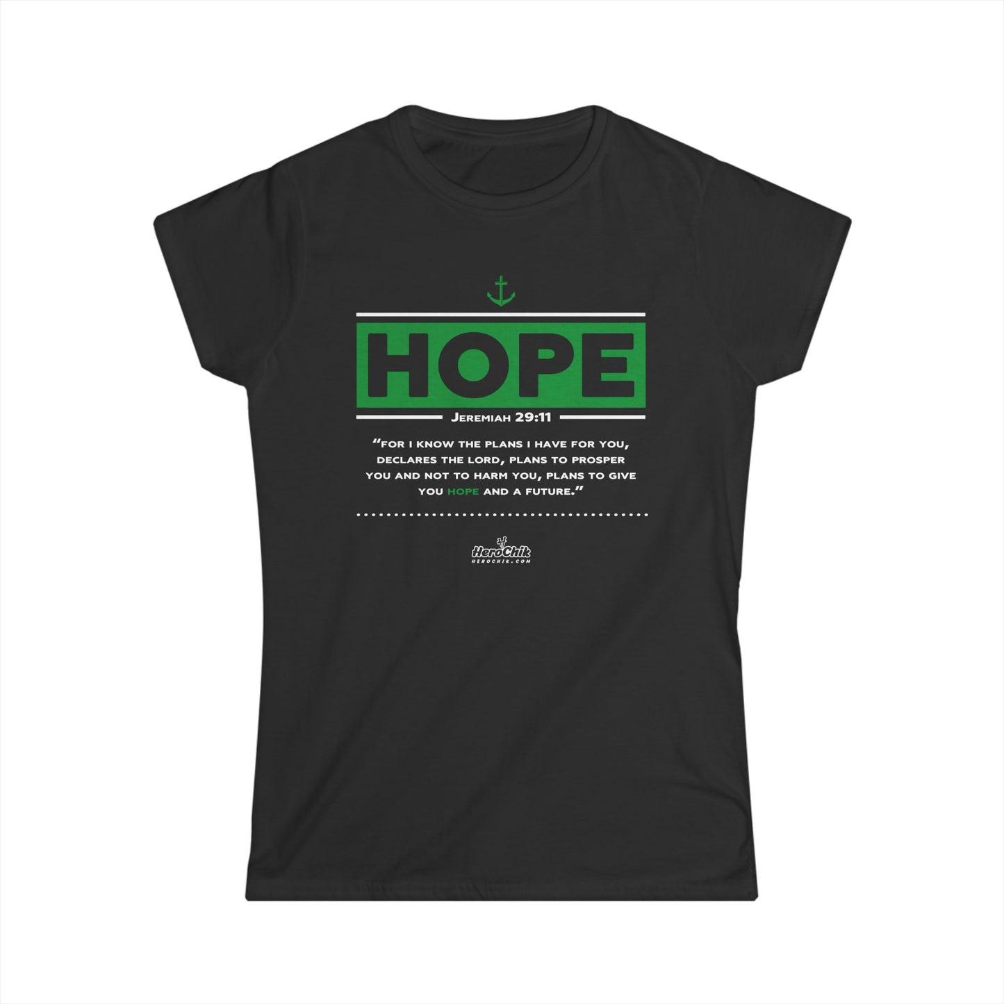 HeroChik: "HOPE" - Women's Softstyle Tee