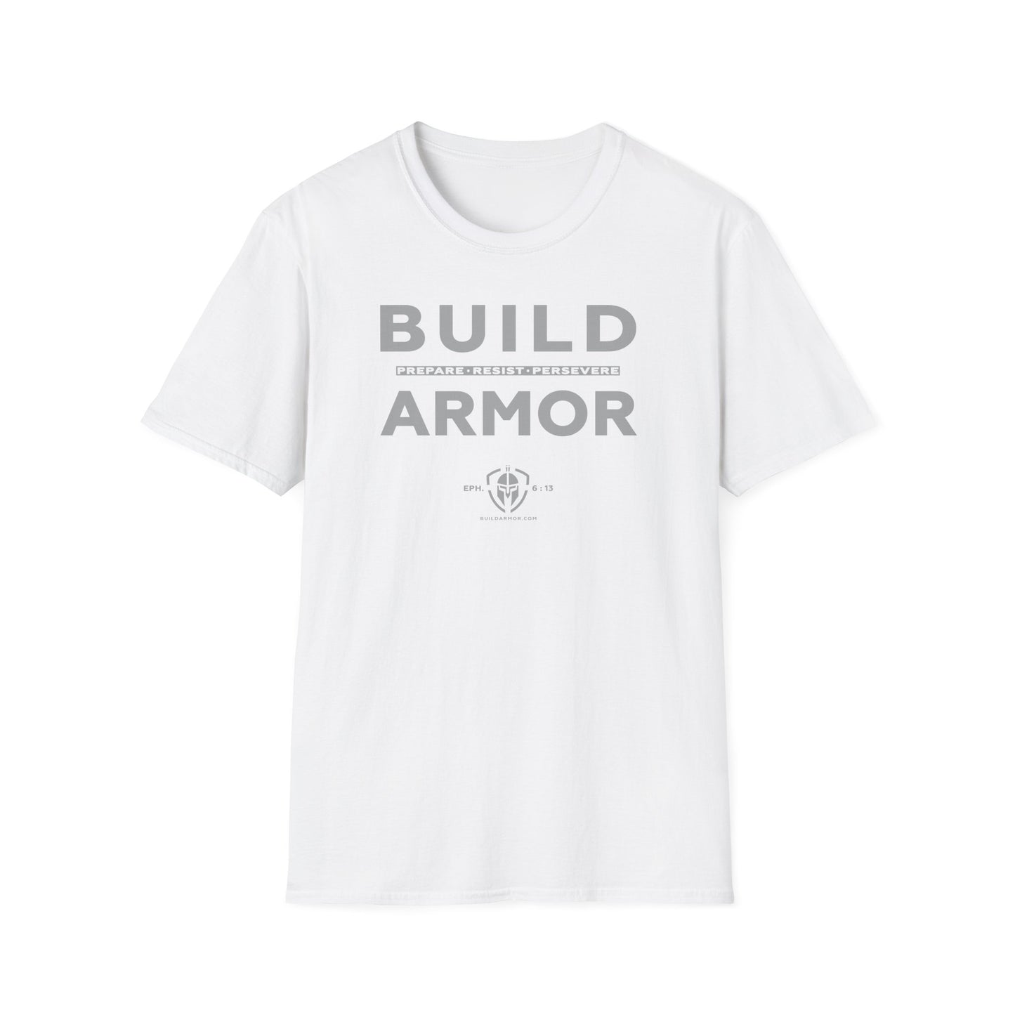 Build Armor: "Build Armor" - Unisex Softstyle Tee