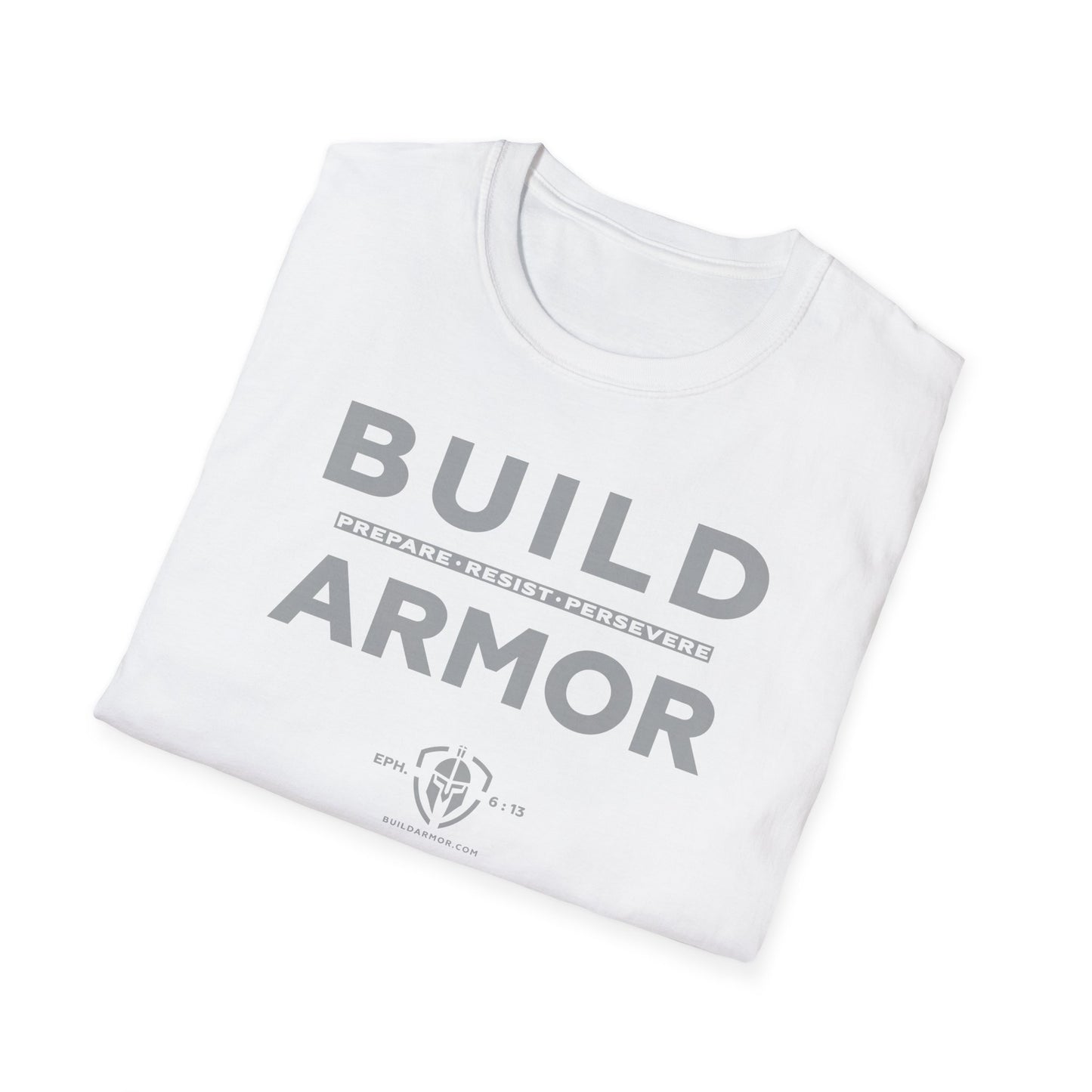 Build Armor: "Build Armor" - Unisex Softstyle Tee