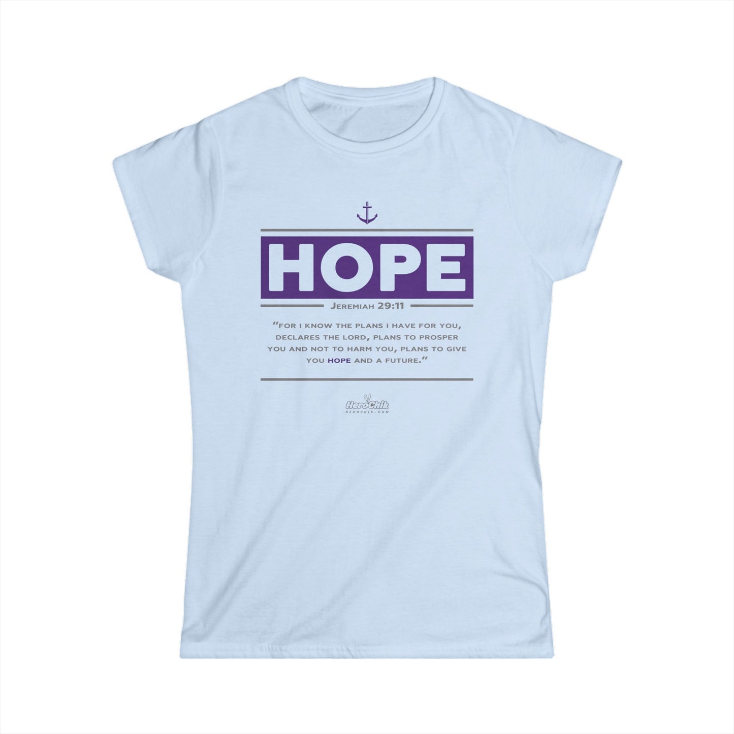 HeroChik: "HOPE" - Women's Softstyle Tee