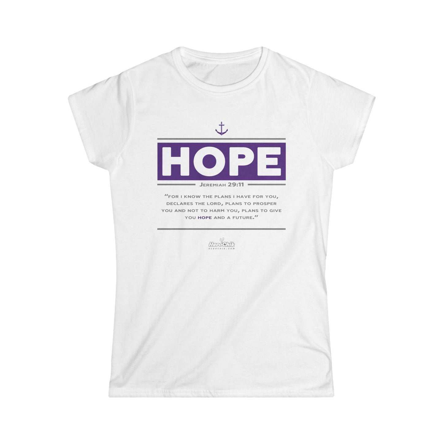 HeroChik: "HOPE" - Women's Softstyle Tee