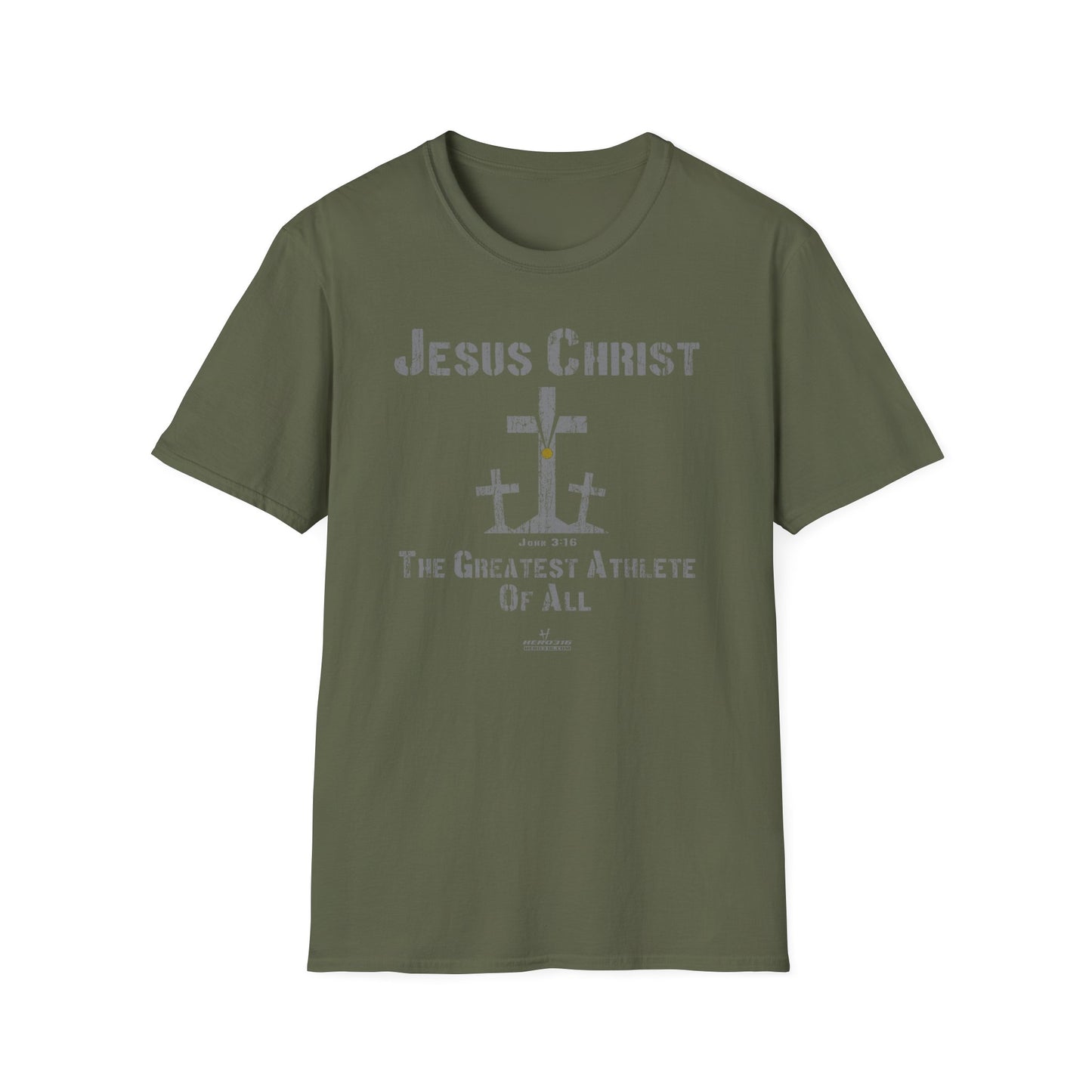 Hero316: "Greatest Athlete" - Unisex Softstyle Tee
