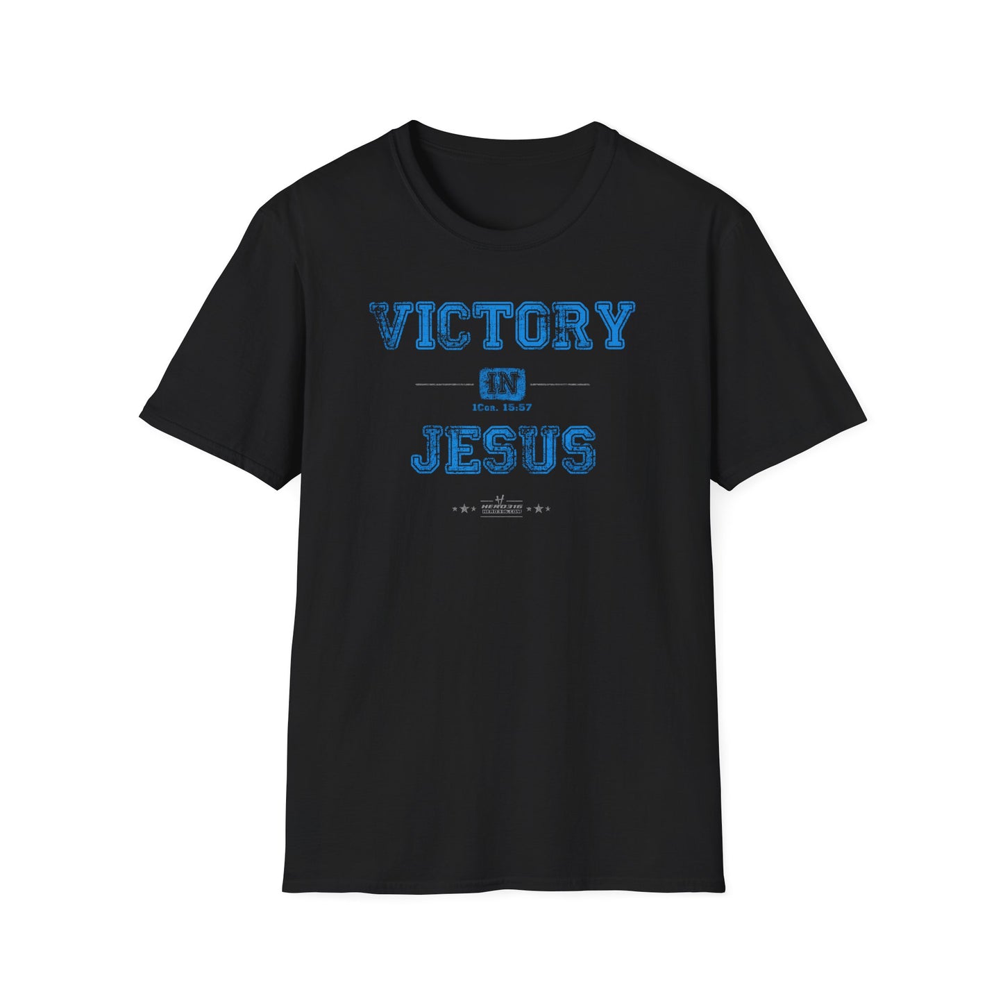 Hero316: "Victory In Jesus" - Unisex Softstyle Tee