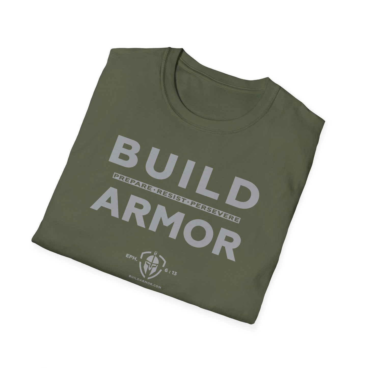 Build Armor: "Build Armor" - Unisex Softstyle Tee