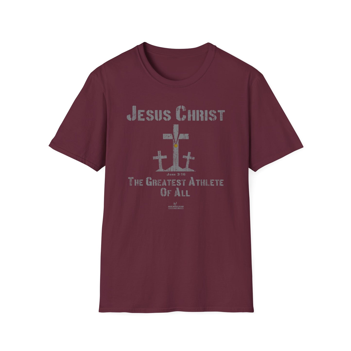 Hero316: "Greatest Athlete" - Unisex Softstyle Tee
