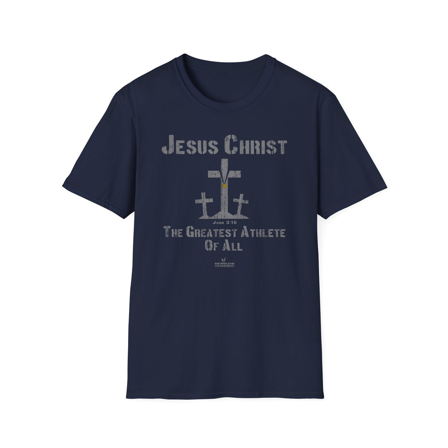 Hero316: "Greatest Athlete" - Unisex Softstyle Tee