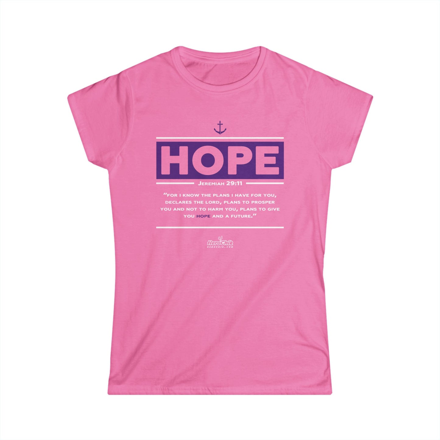 HeroChik: "HOPE" - Women's Softstyle Tee