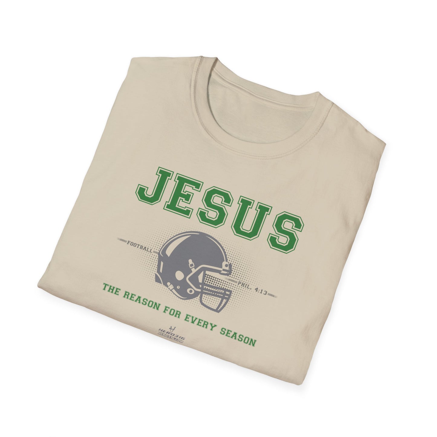 Hero316: "Reason - Football" - Unisex Softstyle Tee
