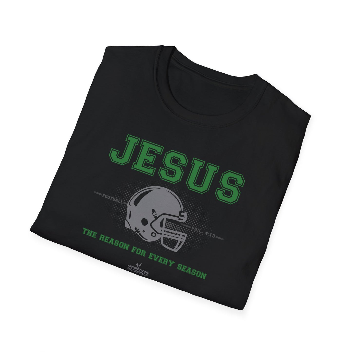 Hero316: "Reason - Football" - Unisex Softstyle Tee