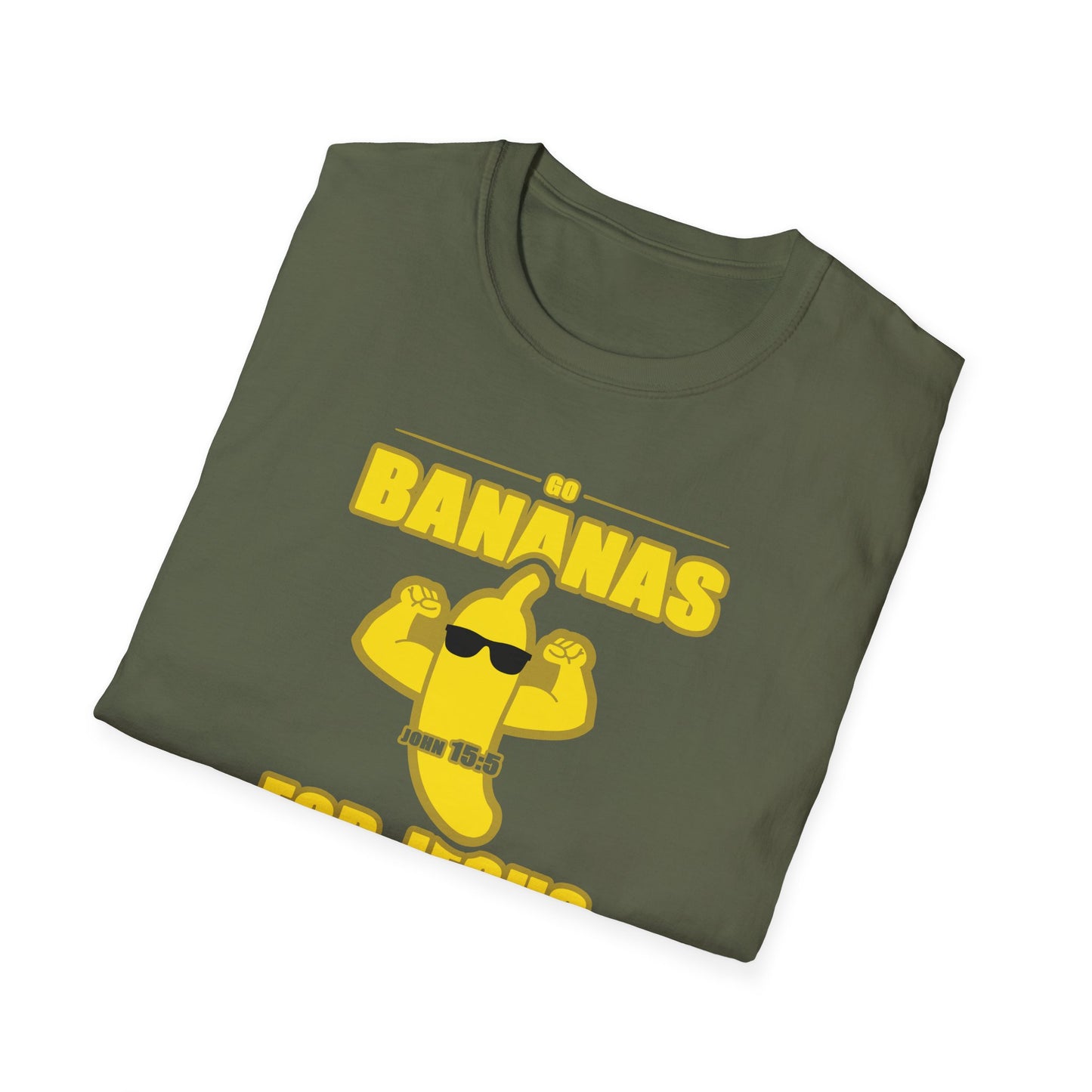 War on the Floor - "Go Bananas for Jesus" - Unisex Softstyle Tee
