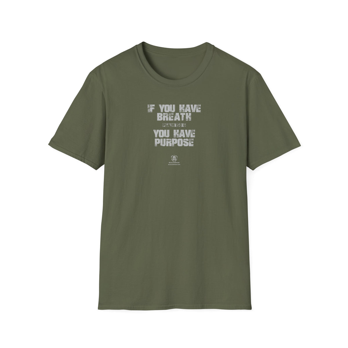 Build Armor:  "Breath and Purpose" - Unisex Softstyle Tee