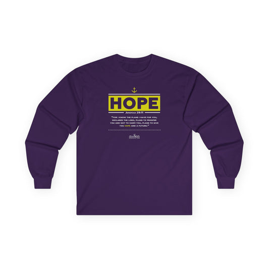 HeroChik:  "HOPE" - Unisex Long Sleeve Tee