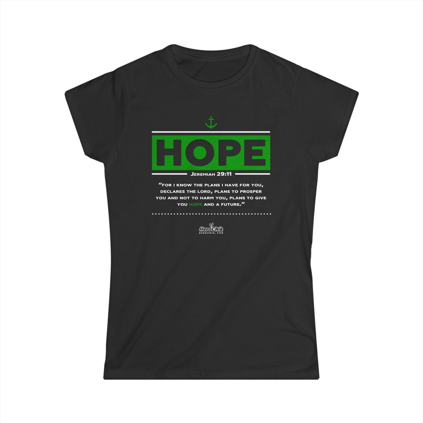 HeroChik:  "HOPE" - Women's Softstyle Tee
