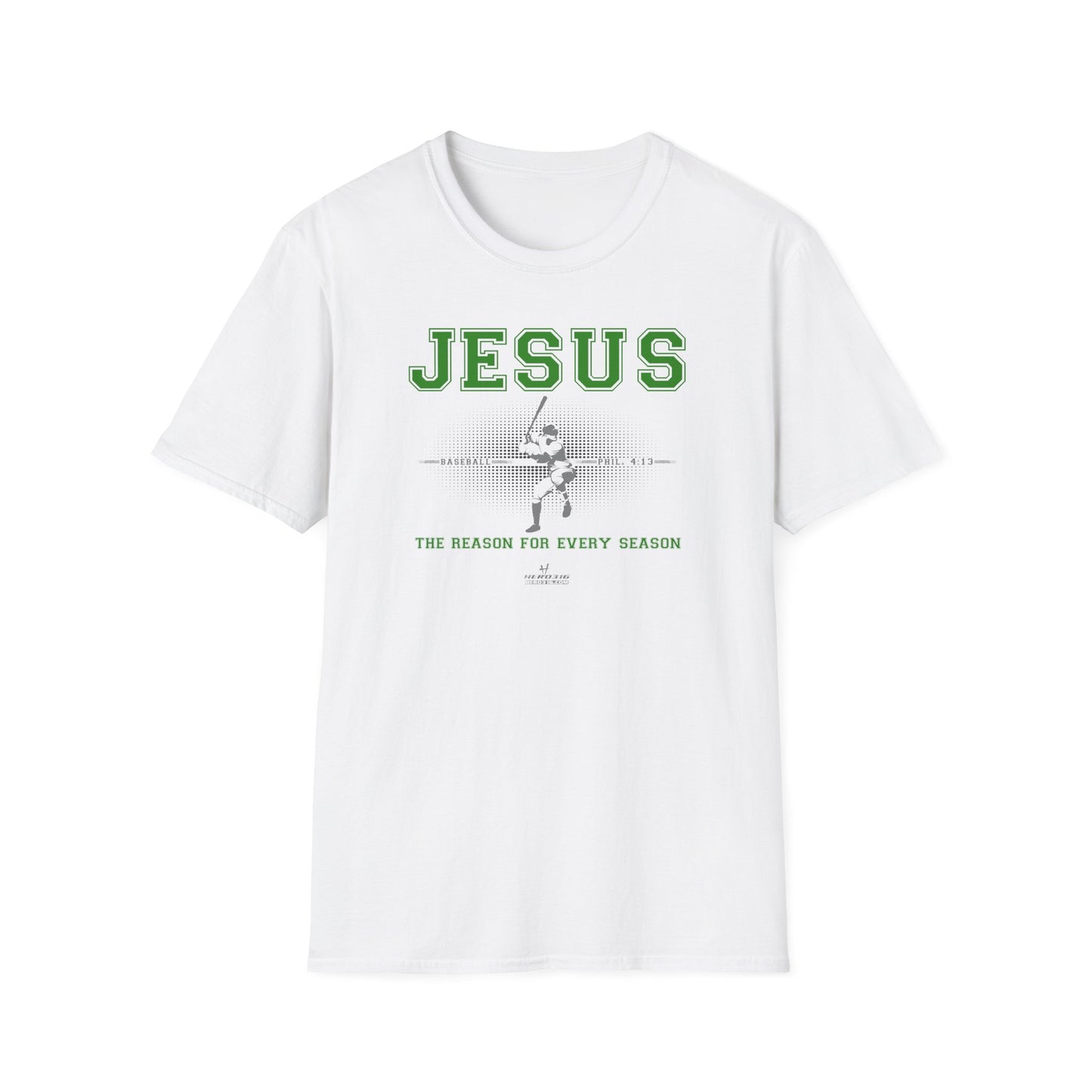 Hero316:  "Reason - Baseball" - Unisex Softstyle Tee