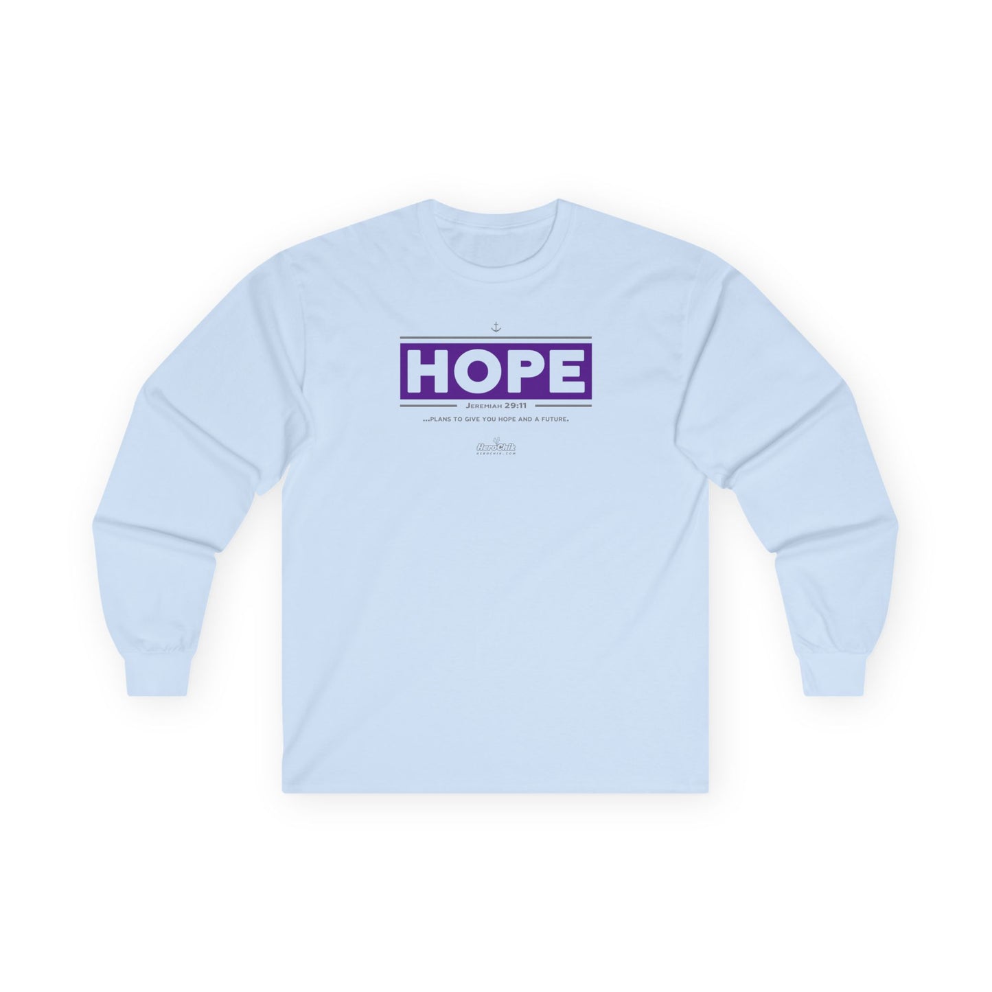 HeroChik:  "HOPE" - Unisex Long Sleeve Tee