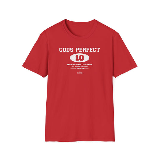 HeroChik:  "God's Perfect 10" - Unisex Short Sleeve Tee