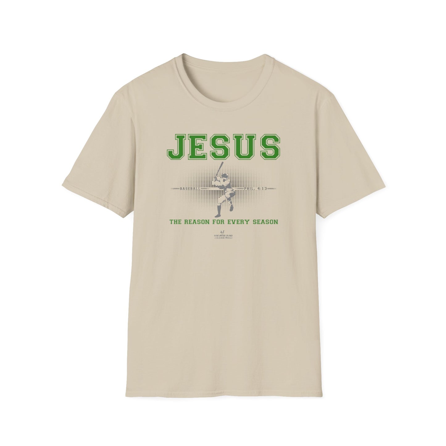 Hero316:  "Reason - Baseball" - Unisex Softstyle Tee