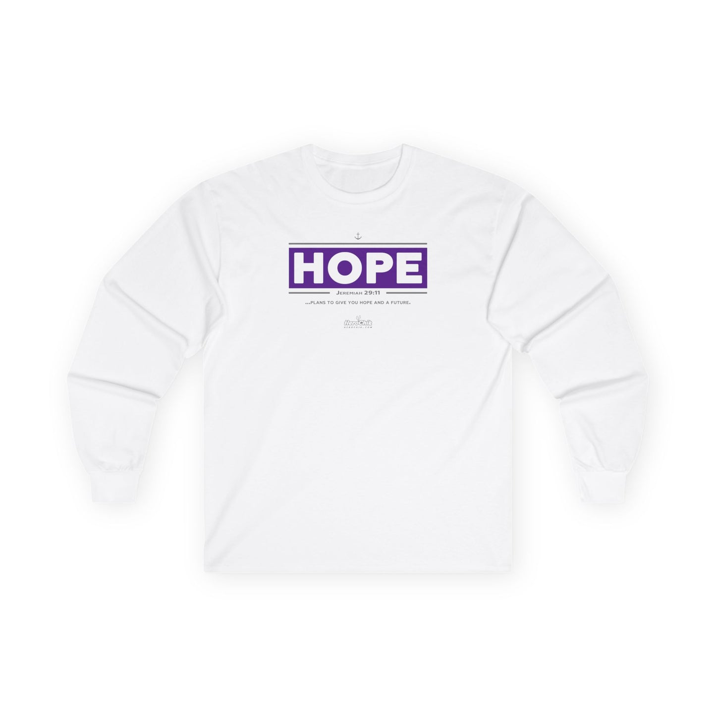 HeroChik:  "HOPE" - Unisex Long Sleeve Tee