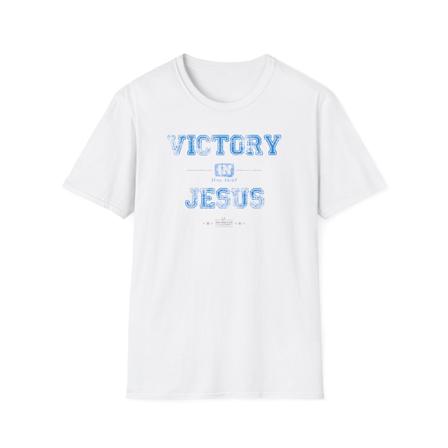 Hero316:  "Victory In Jesus" - Unisex Softstyle Tee