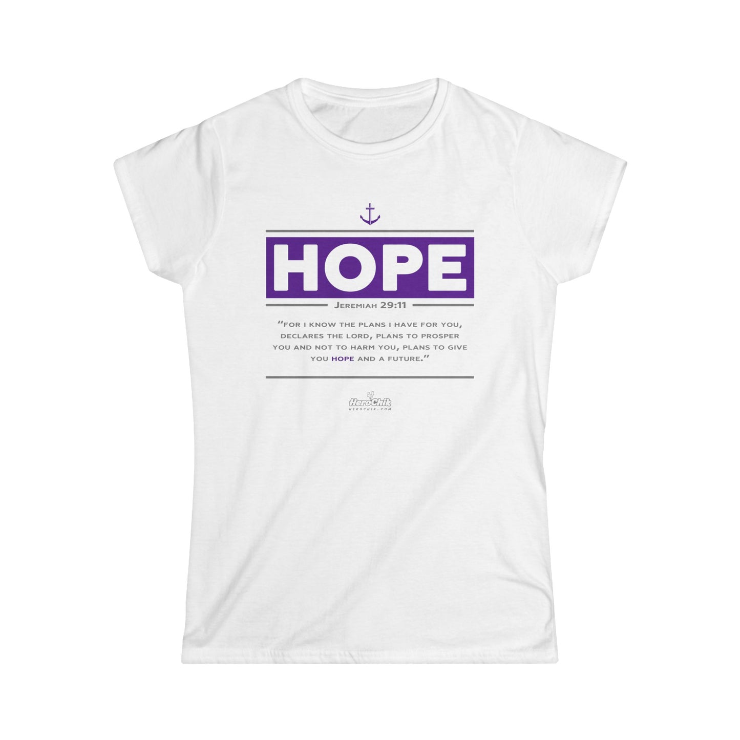 HeroChik:  "HOPE" - Women's Softstyle Tee