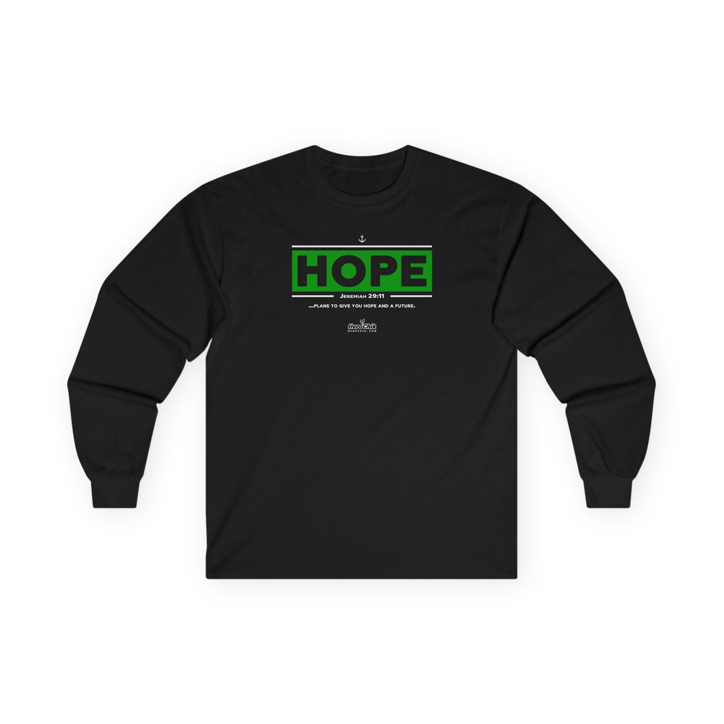 HeroChik:  "HOPE" - Unisex Long Sleeve Tee