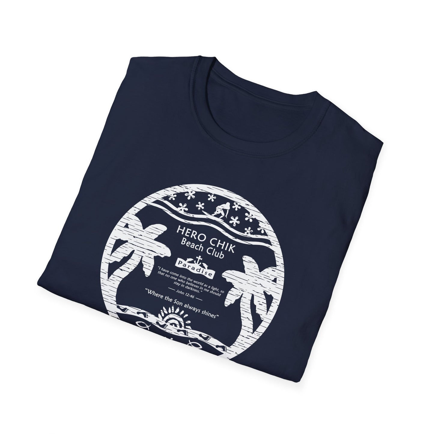 HeroChik:  "Beach Club" - Unisex Short Sleeve Tee