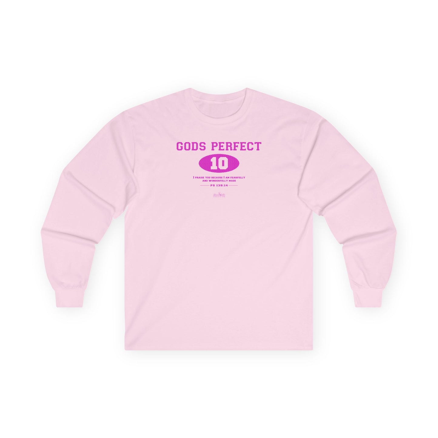 HeroChik:  "God's Perfect 10" - Unisex Long Sleeve Tee