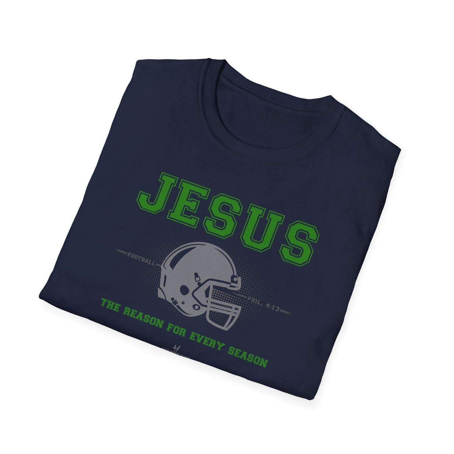Hero316:  "Reason - Football" - Unisex Softstyle Tee