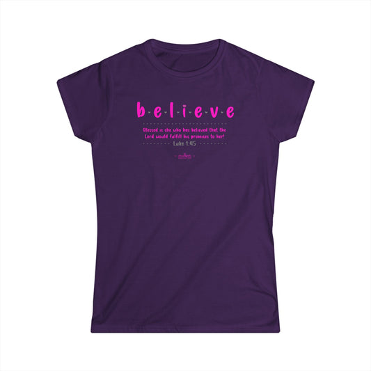 HeroChik:  "Believe" - Women's Short Sleeve Tee
