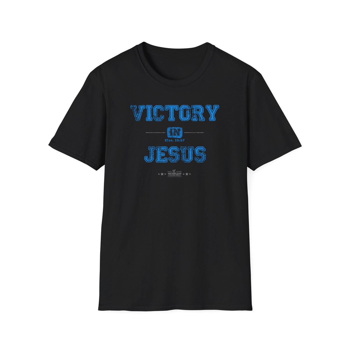 Hero316:  "Victory In Jesus" - Unisex Softstyle Tee