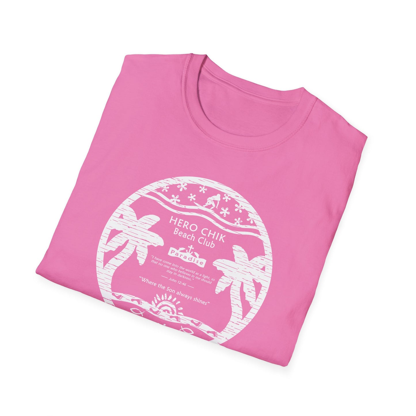 HeroChik:  "Beach Club" - Unisex Short Sleeve Tee