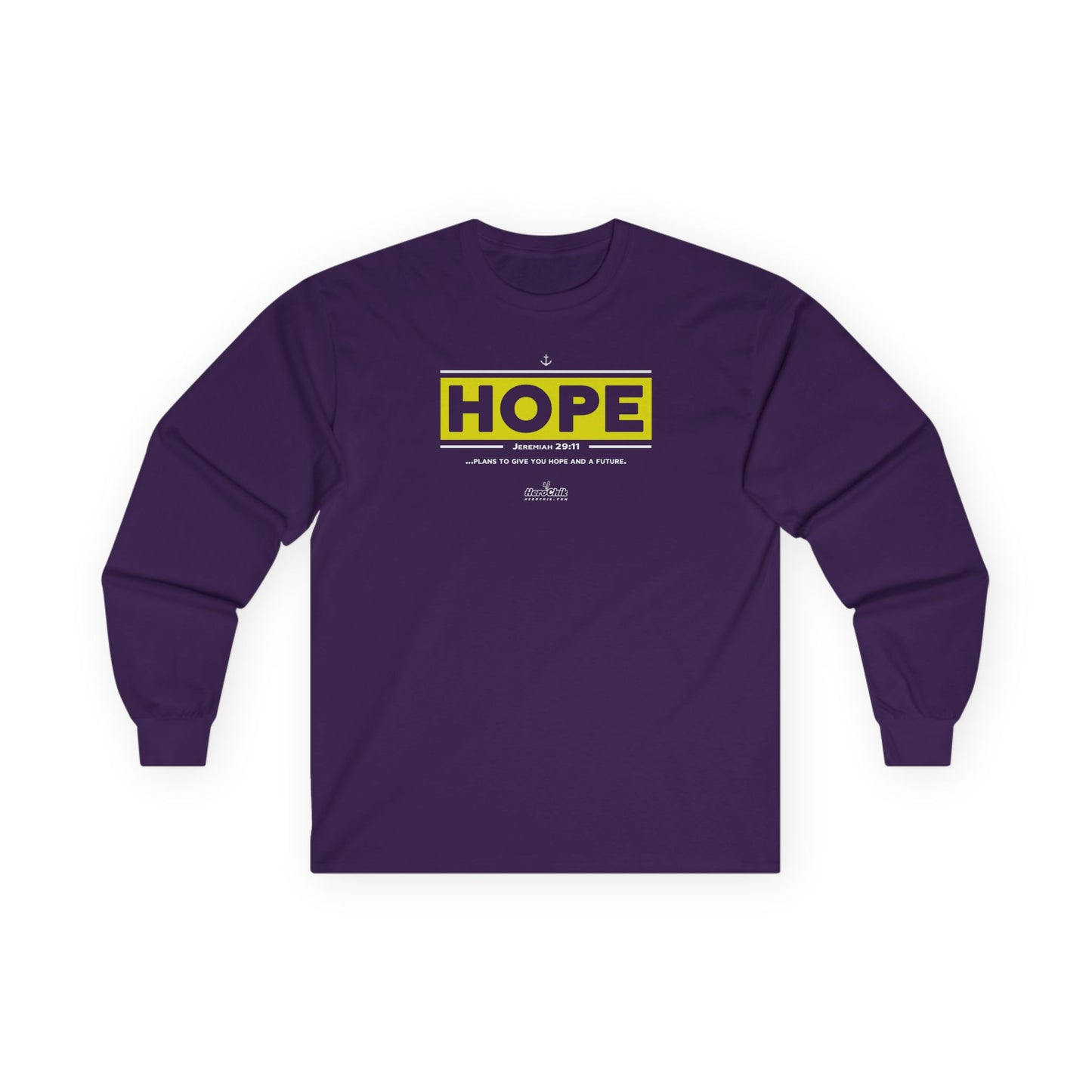 HeroChik:  "HOPE" - Unisex Long Sleeve Tee