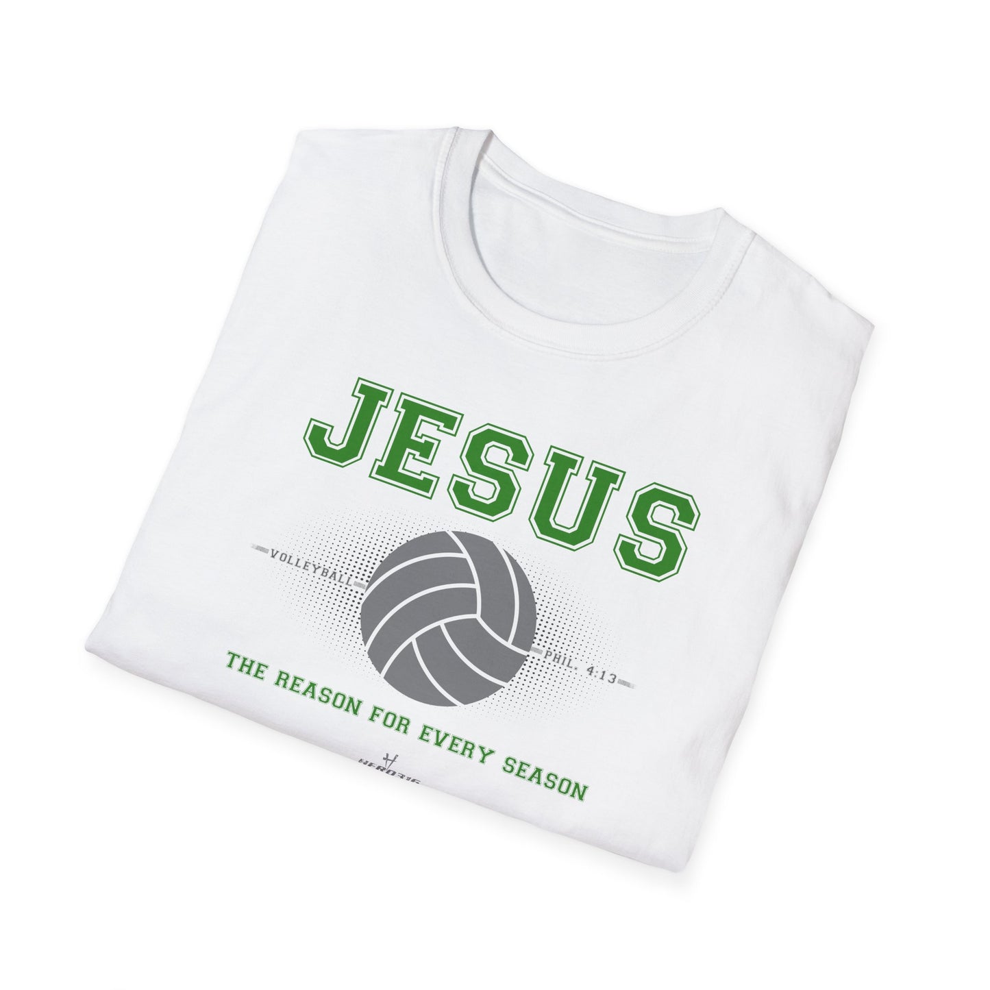 Hero316:  "Reason - Volleyball" - Unisex Softstyle Tee