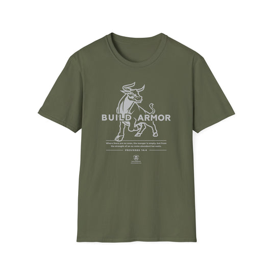Build Armor:  "Ox Strong" - Unisex Softstyle Tee