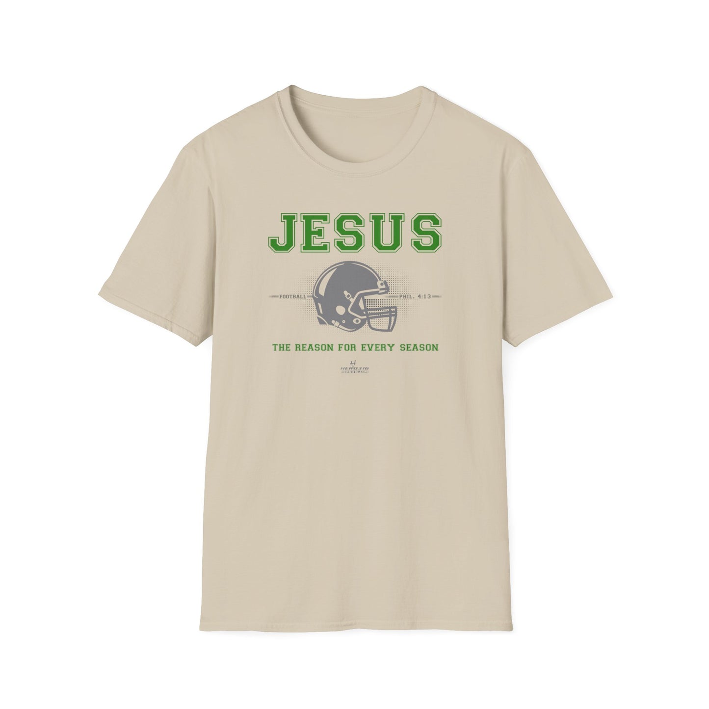 Hero316:  "Reason - Football" - Unisex Softstyle Tee