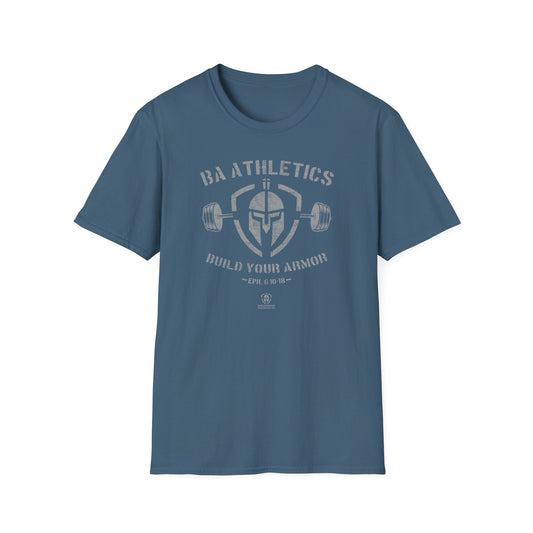 Build Armor:  "Build Armor Athletics" - Unisex Softstyle Tee