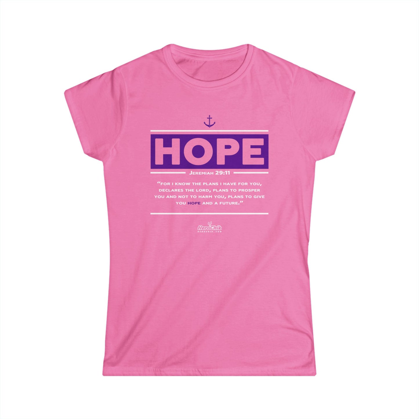 HeroChik:  "HOPE" - Women's Softstyle Tee